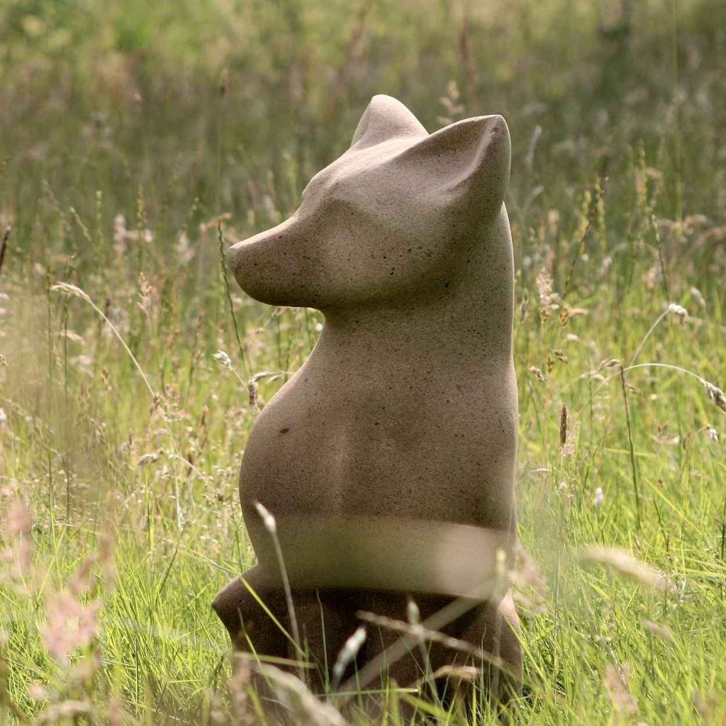 Animal sculpture carved in stone by Jennifer Tetlow
