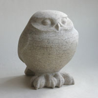Little Owl sculpture