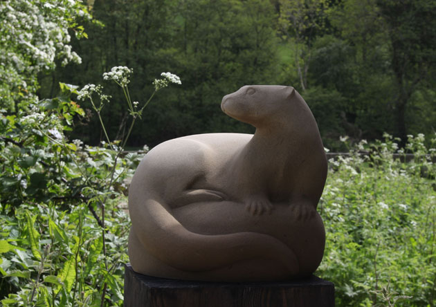 Otter Sculpture