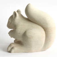 Squirrel sculpture