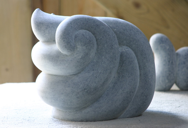 Meadowsweet stone sculpture