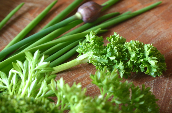 Chives and Parsley