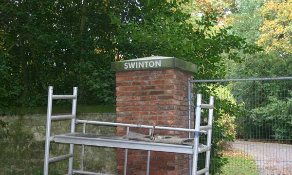 Swinton lettering