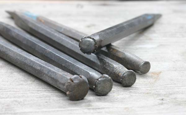 Stone carving chisels