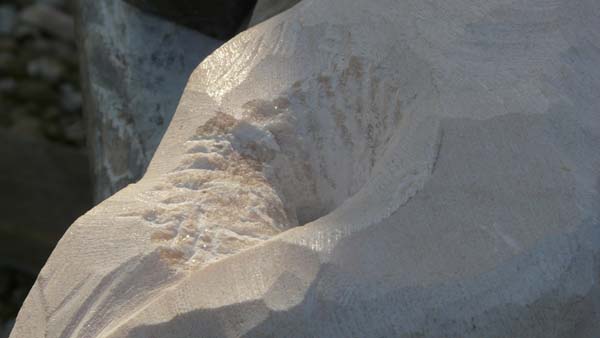 starting a stone sculpture