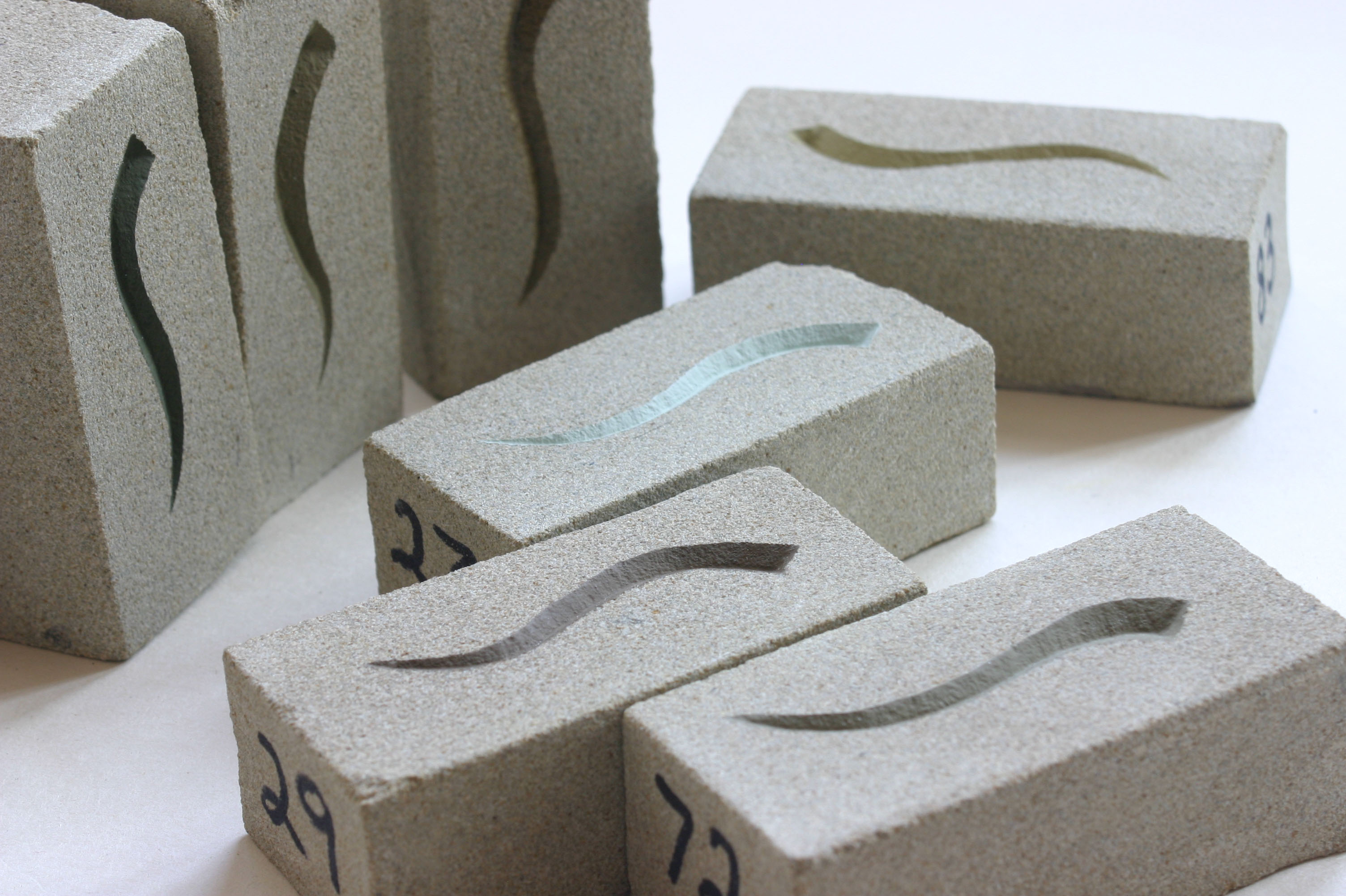 colour samples for stone lettering