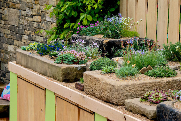 stone troughs