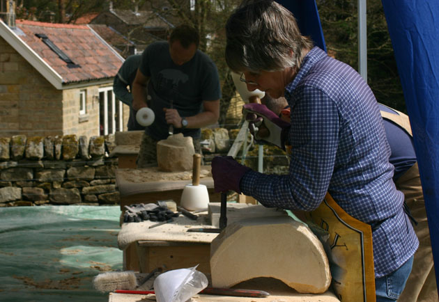 stone carving