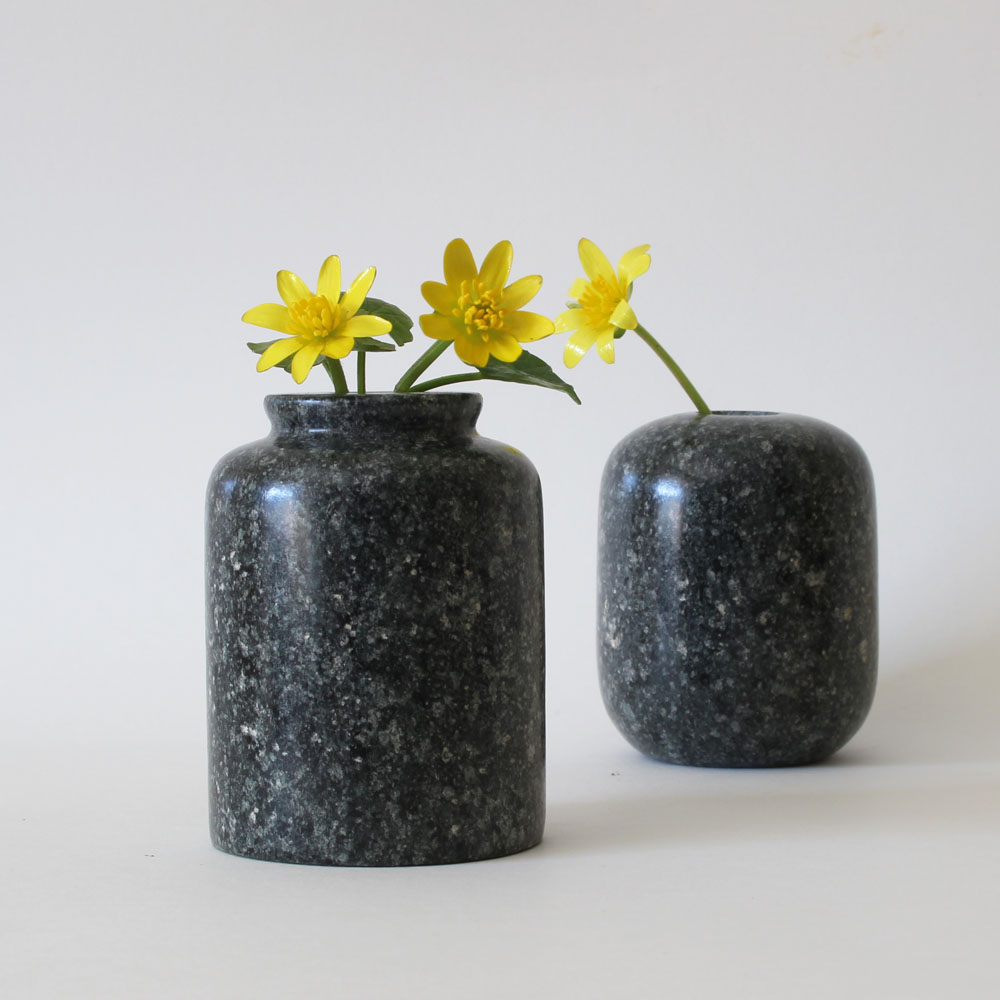 Stone Vases for stems, dry flowers, fresh posies, buds
