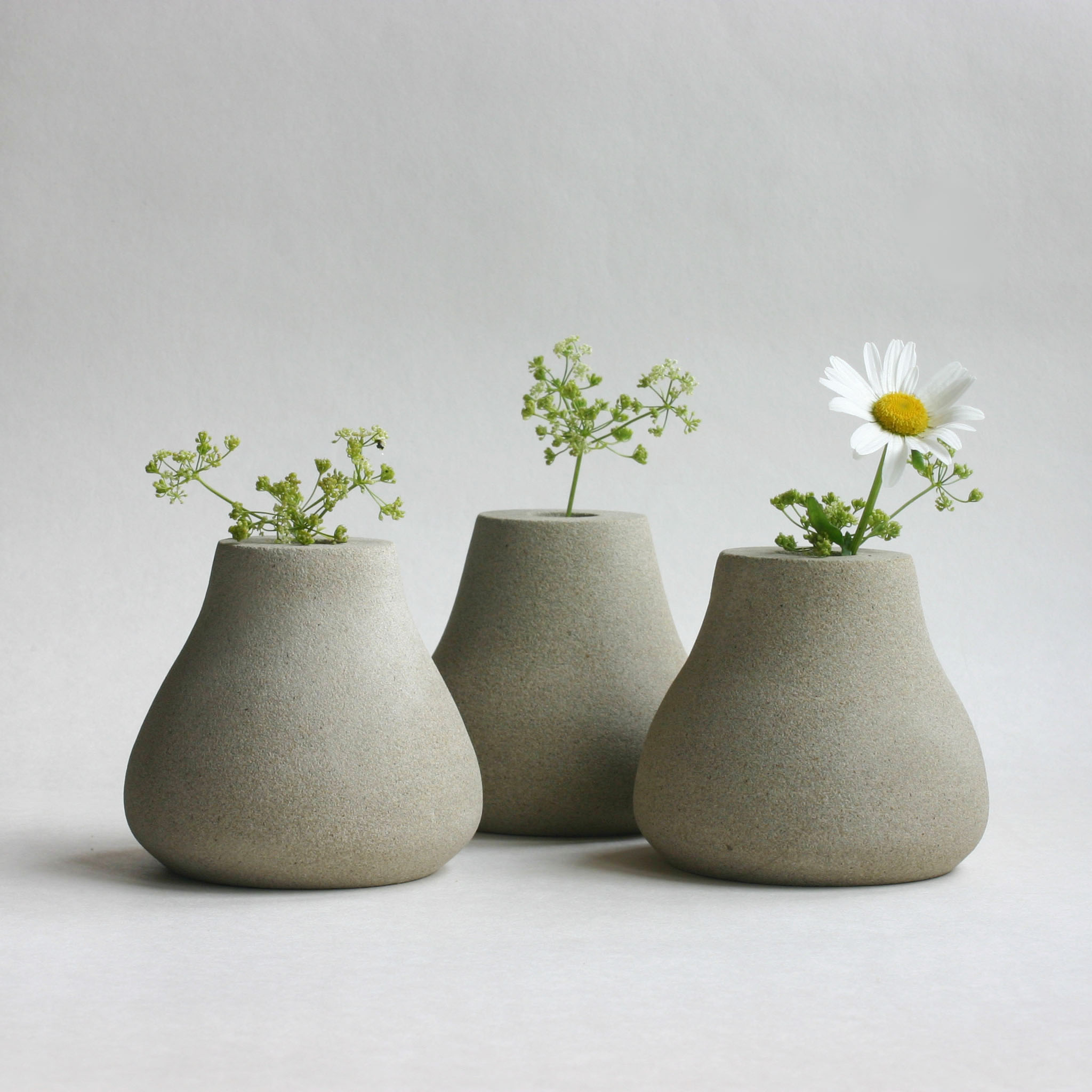 Stone Vases for stems, dry flowers, fresh posies, buds