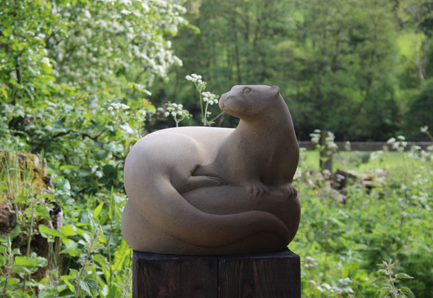 Otter Sculpture