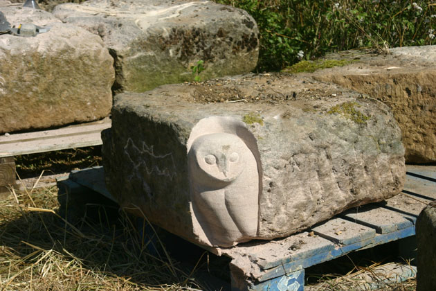 Barn Owl carving