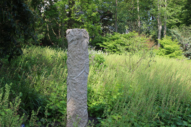 Hops stone sculpture by Tilly Dagnall