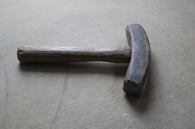My stone carving hammer