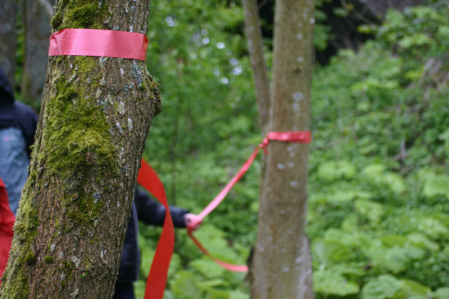 Opening the sculpture trail