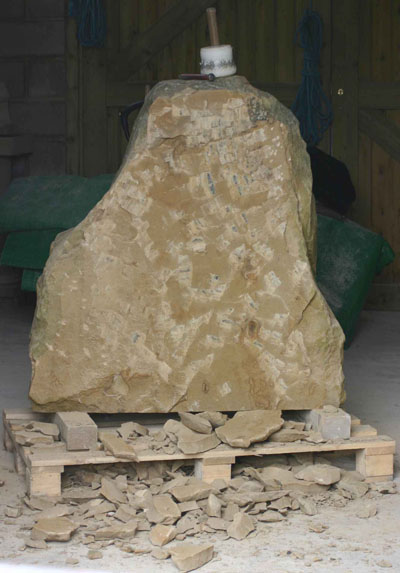 Block of stone
