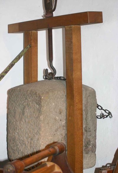 stone cheese press