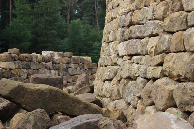 Dry Stone Wall Maze at Dalby Forest