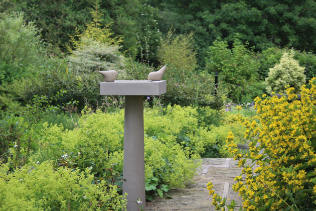 Tall Birdbath in Yorkstone