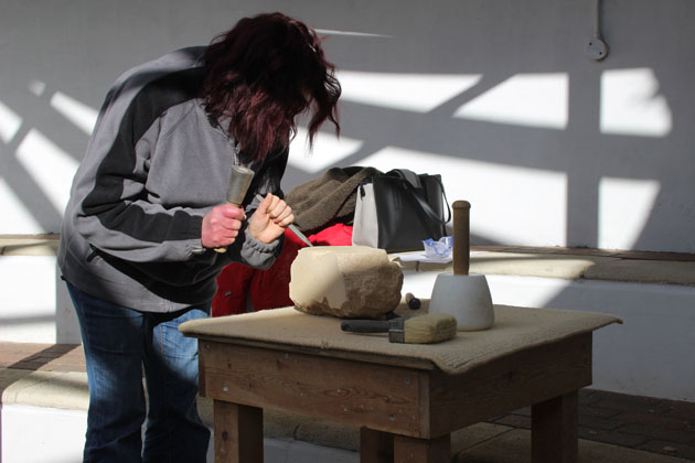 stone carving workshop