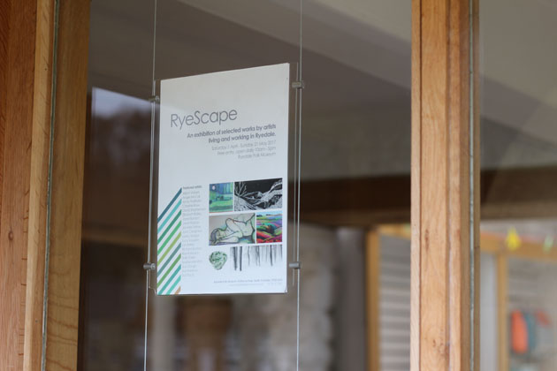 poster for RyeScape Exhibition at Ryedale Folk Museum