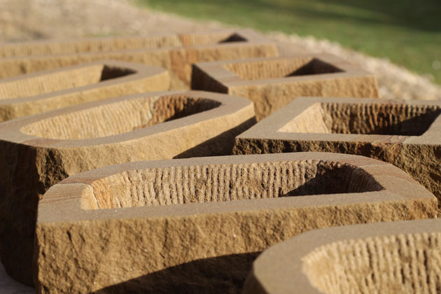 Stone plant pots