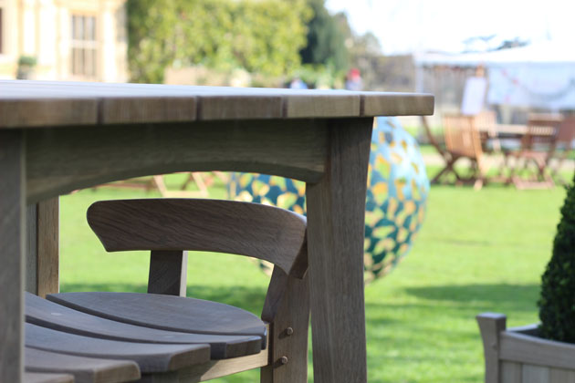 Gaze Burvill furniture at Gardens Illustrated Festival