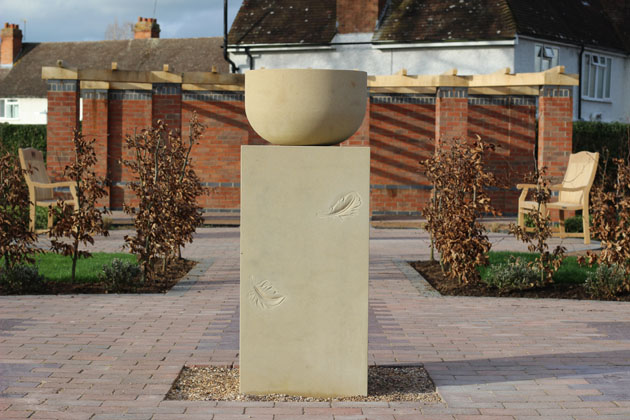 The Birdbath in the garden