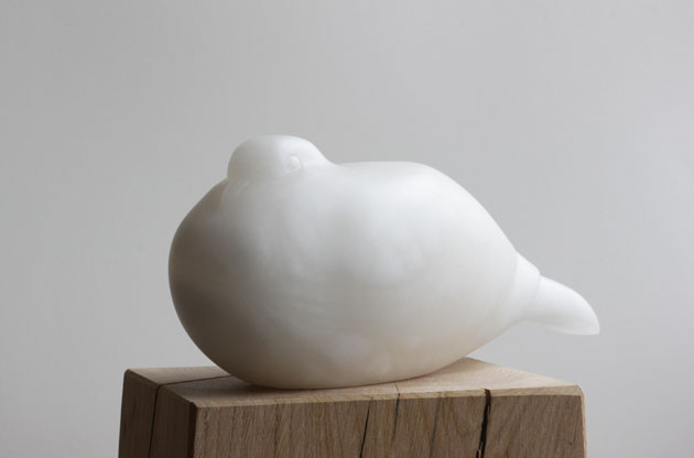 Dove Sculpture in Alabaster