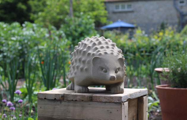 Hedgehog at Nunnington Hall sculpture exhibition