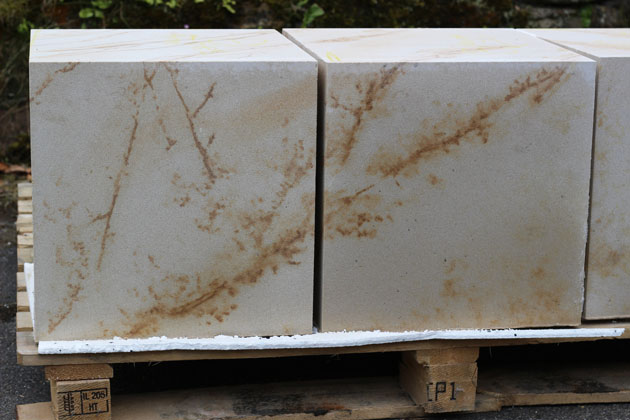 Blocks of Hazeldean Sandstone