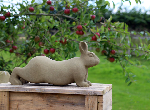 Stretchy Rabbit sculpture