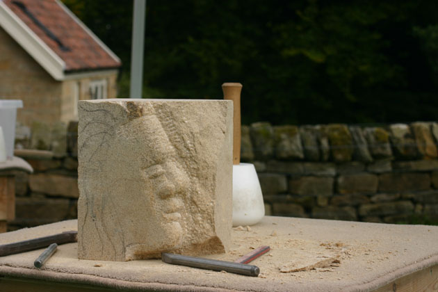 face carving