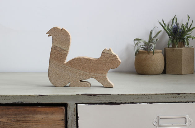 Squirrel stone ornament at Crafted by Hand Masham