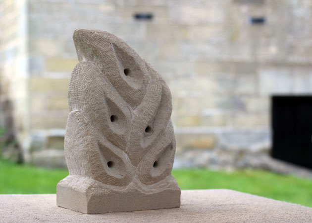 Stone carving from the spring stone carving course in Lastingham