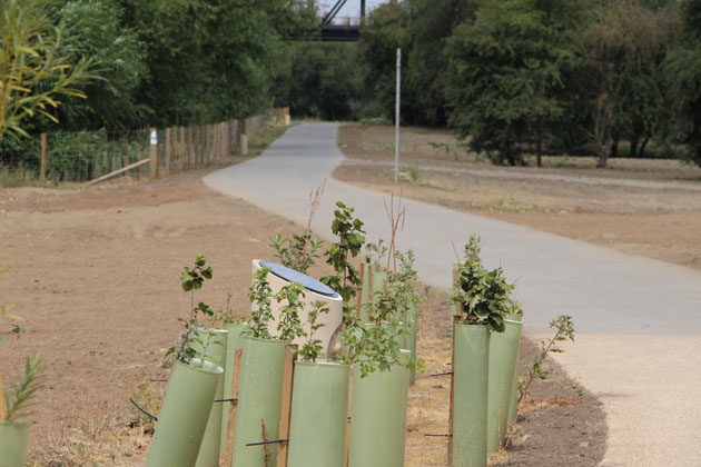 Memorial walk along the River Aire