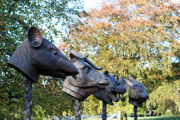 Stone Sculpture at the Yorkshire Sculpture Park