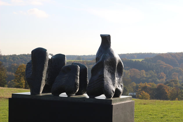 Three Piece Reclining Figure No 1 by Henry Moore