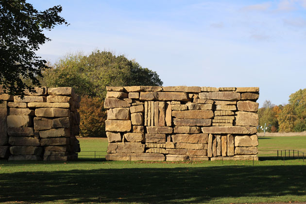 Wall Dale Cubed sculpture by Sean Scully