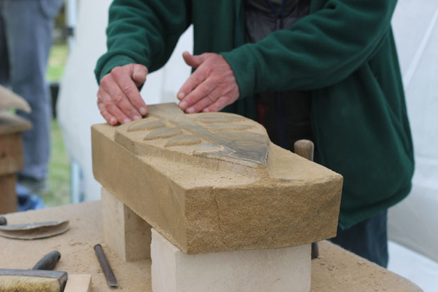 Stone carving