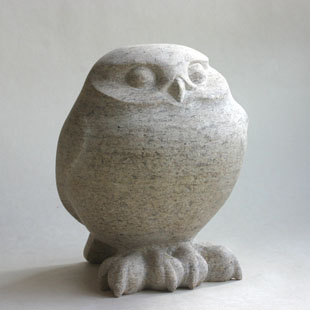 Little Owl - owl sculpture