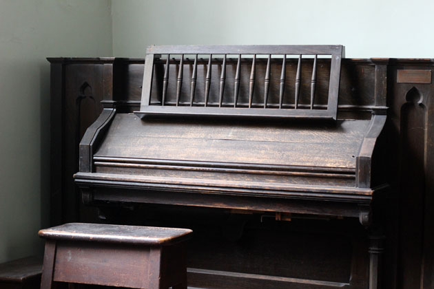 Piano at Sinnington Methodist Chapel