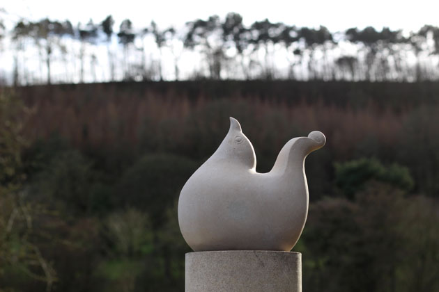 Bird Sculpture in Portland Stone
