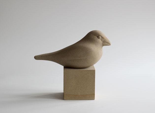 Hawfinch sculpture