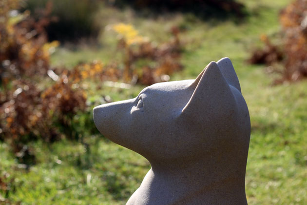 Fox sculpture