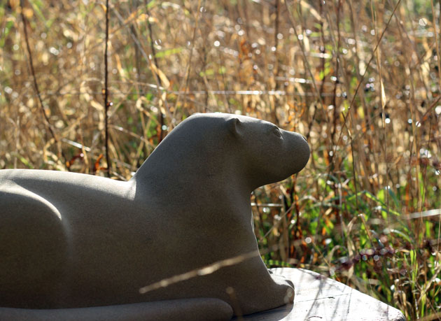 Upland Otter sculpture