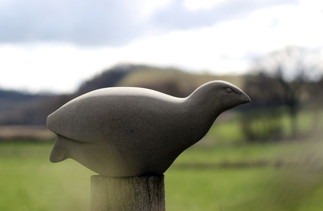 Corncrake sculpture