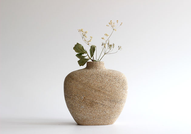 stone vase