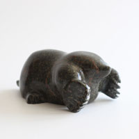 Mole sculpture in Cornish Soapstone