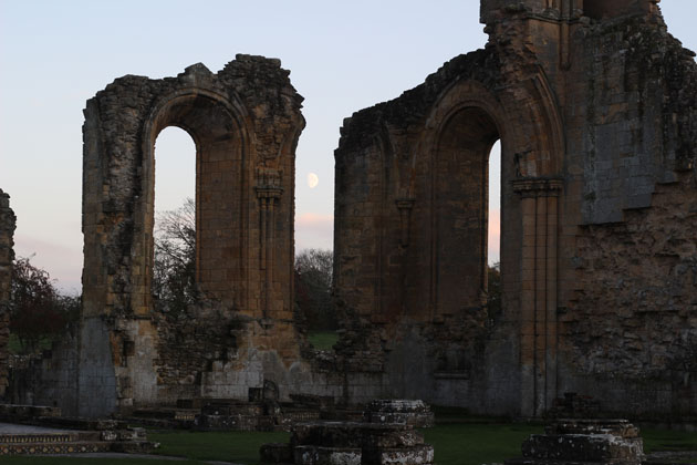 stone arches at Byland Abbey